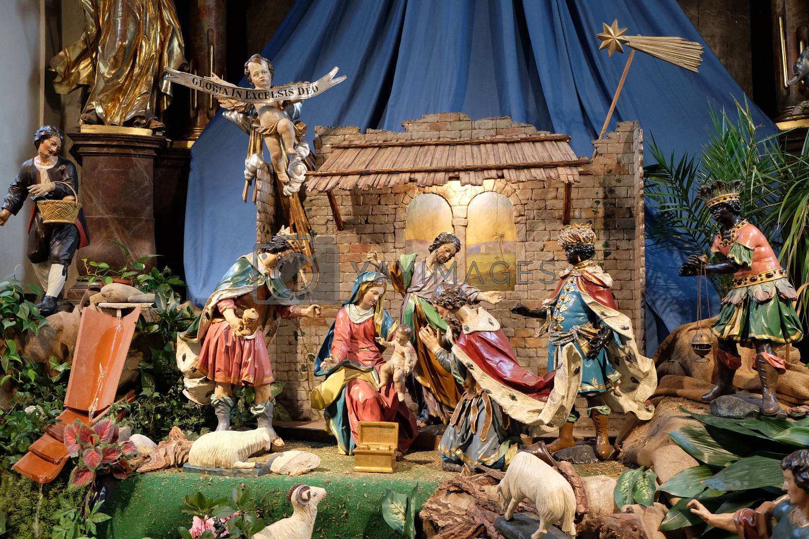 Royalty free image of Nativity scene by atlas