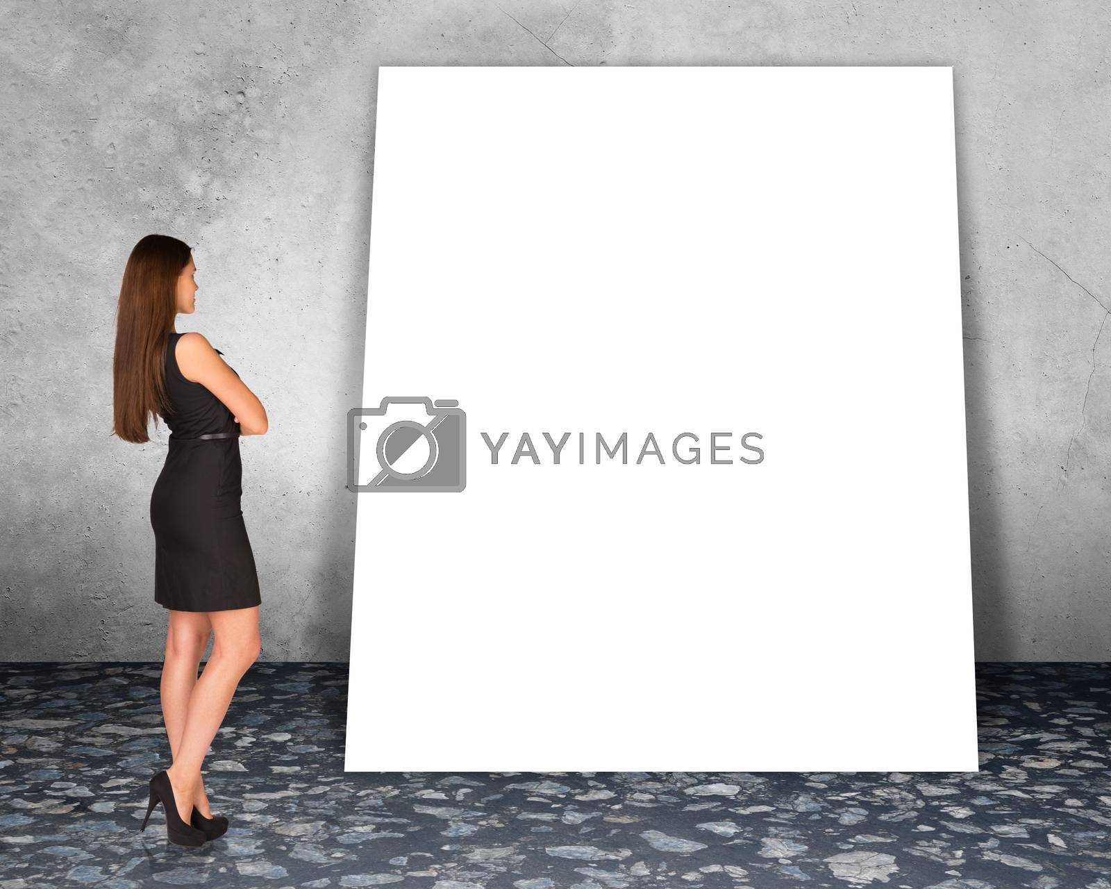 Royalty free image of Big blank banner by cherezoff