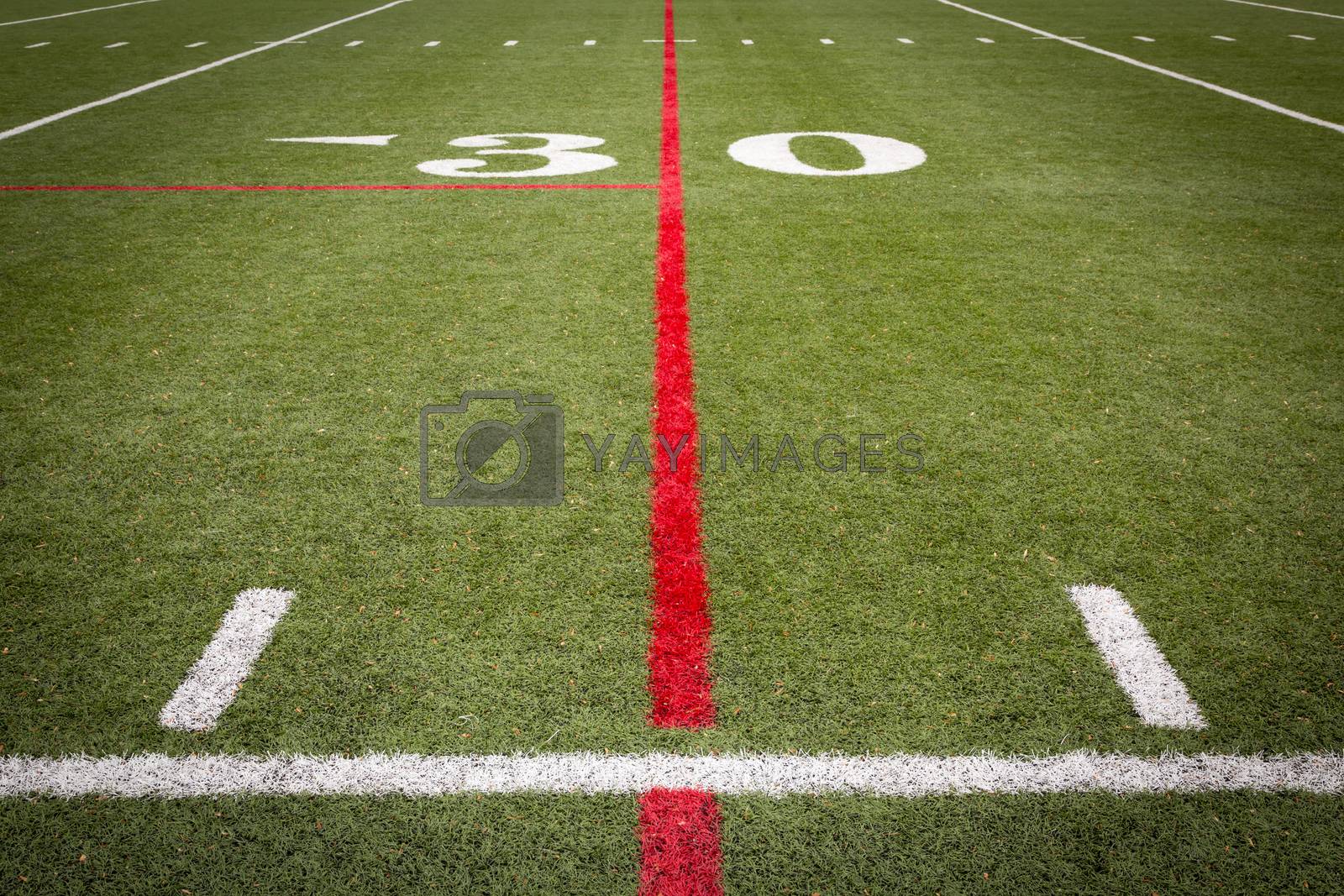 Royalty free image of Football Field by TravisPhotoWorks
