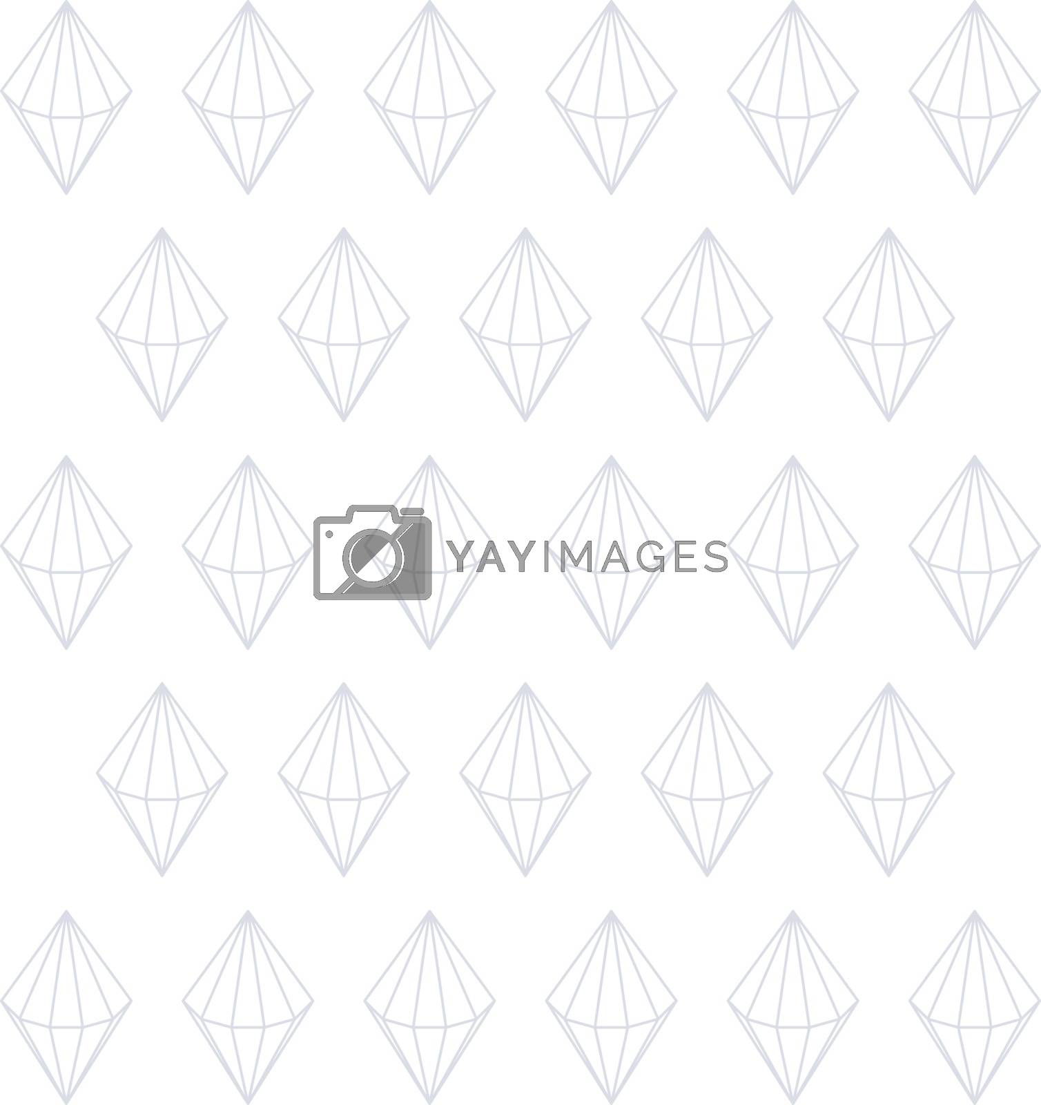 Royalty free image of diamond gemstone by vector1st