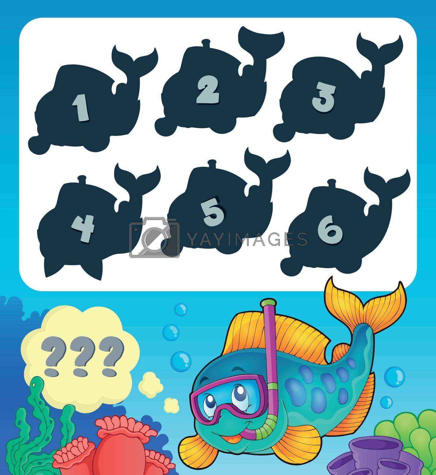 Royalty free image of Fish riddle theme image 9 by clairev