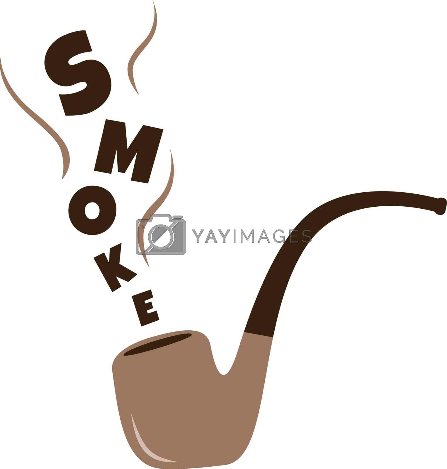 Royalty free image of tobacco pipe by vector1st