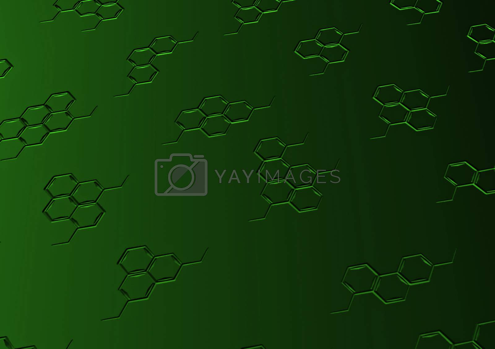 Royalty free image of Background with structural chemical formulas by richter1910