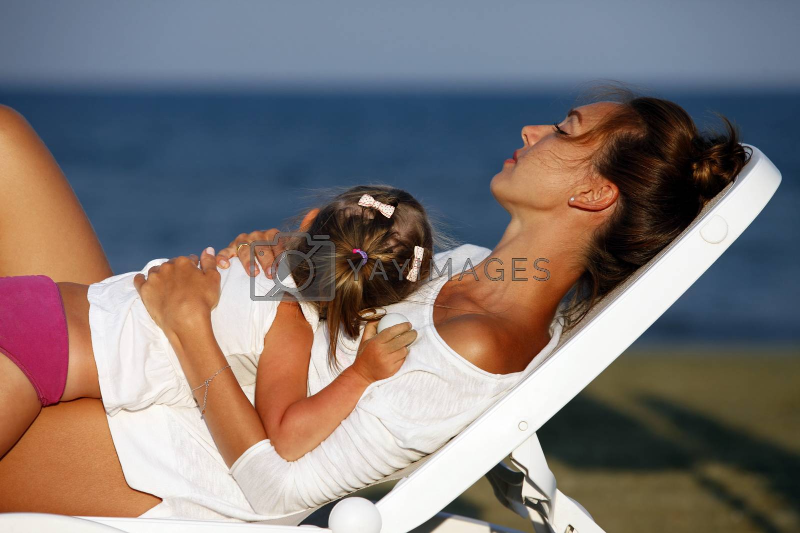 Royalty free image of Mother and daughter by friday