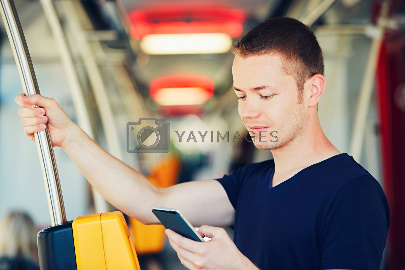 Royalty free image of Traveling by public transport by Chalabala