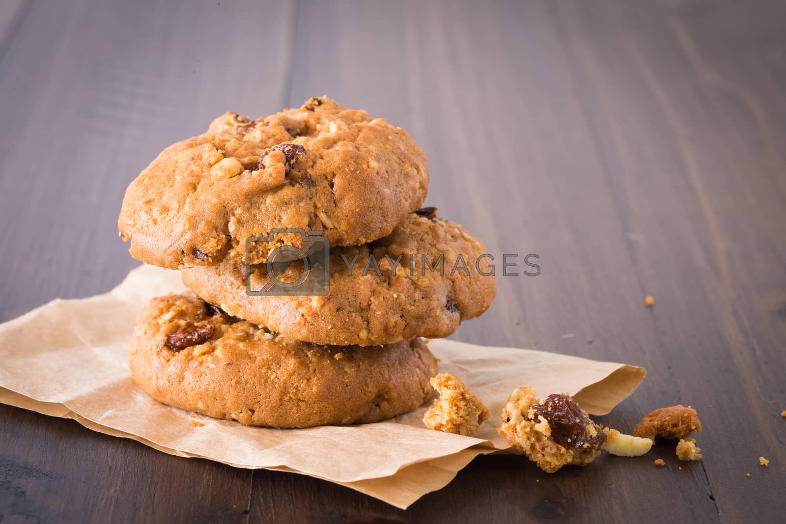 Royalty free image of Chocolate Raisin Cookies by boar26