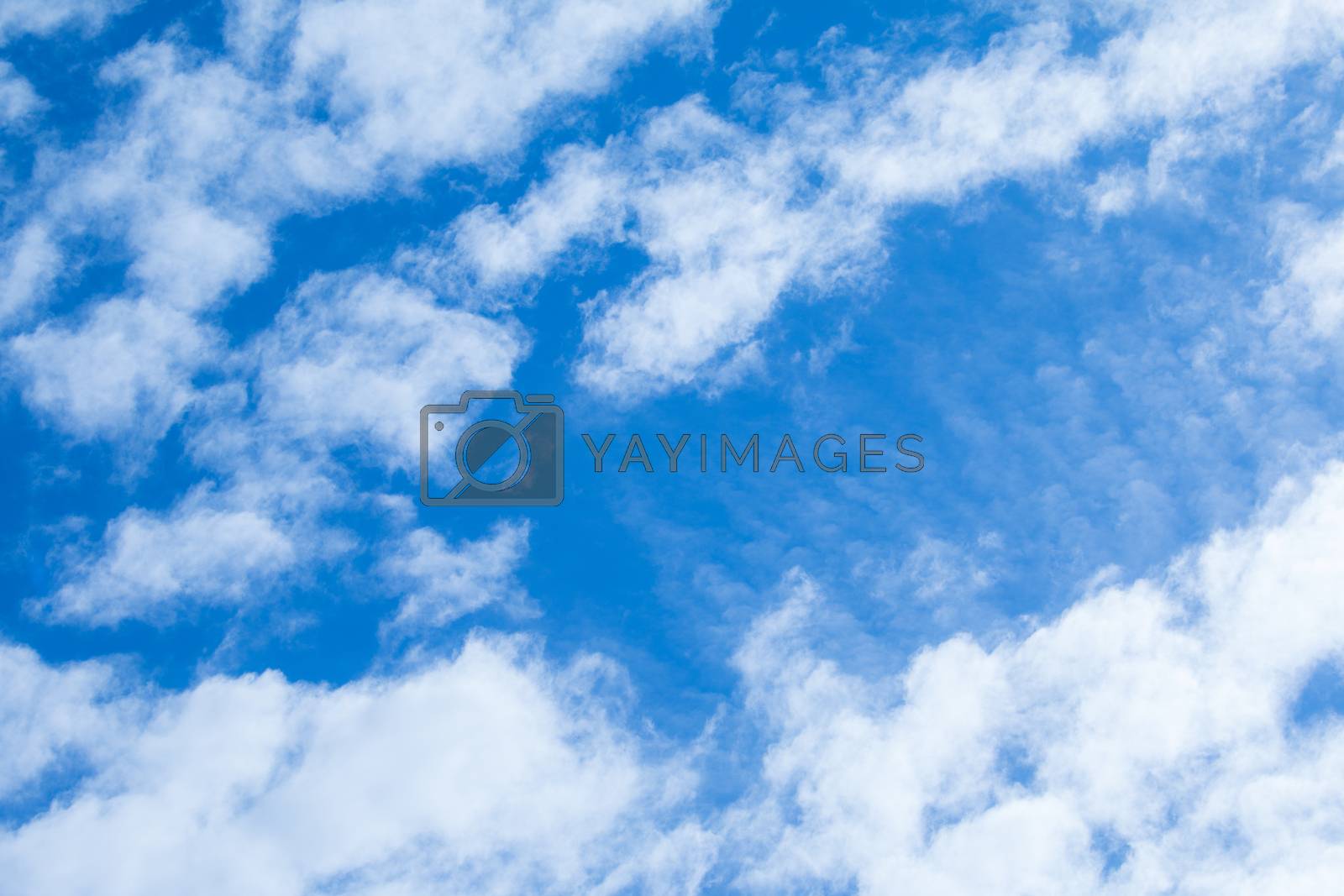 Royalty free image of Beauty blue sky and clouds in daytime in Thailand by N_u_T