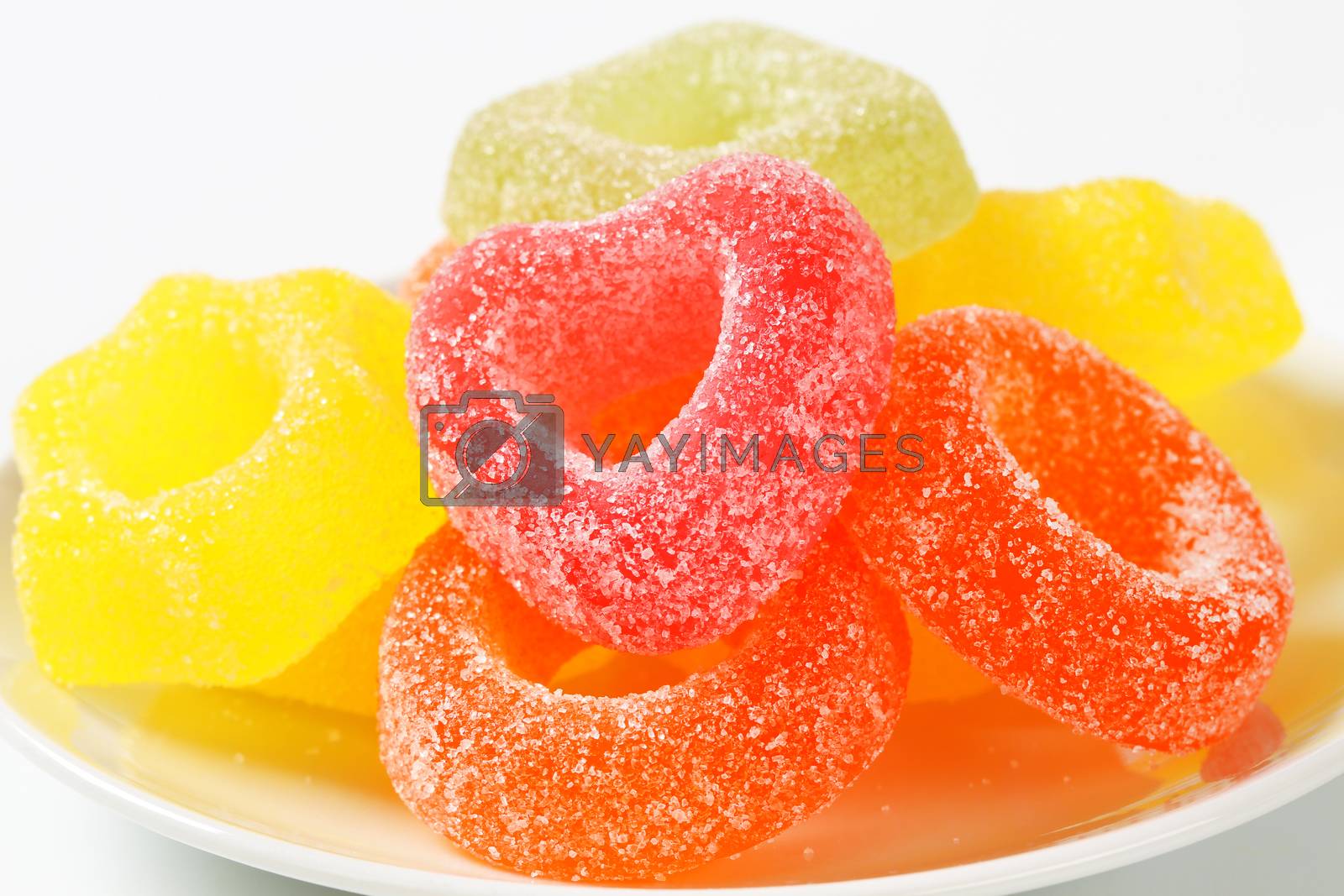 Royalty free image of Fruit jelly candy by Digifoodstock