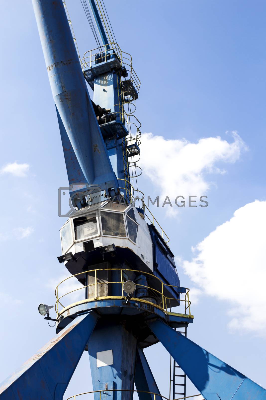 Royalty free image of Harbor crane closeup by alexandarilich