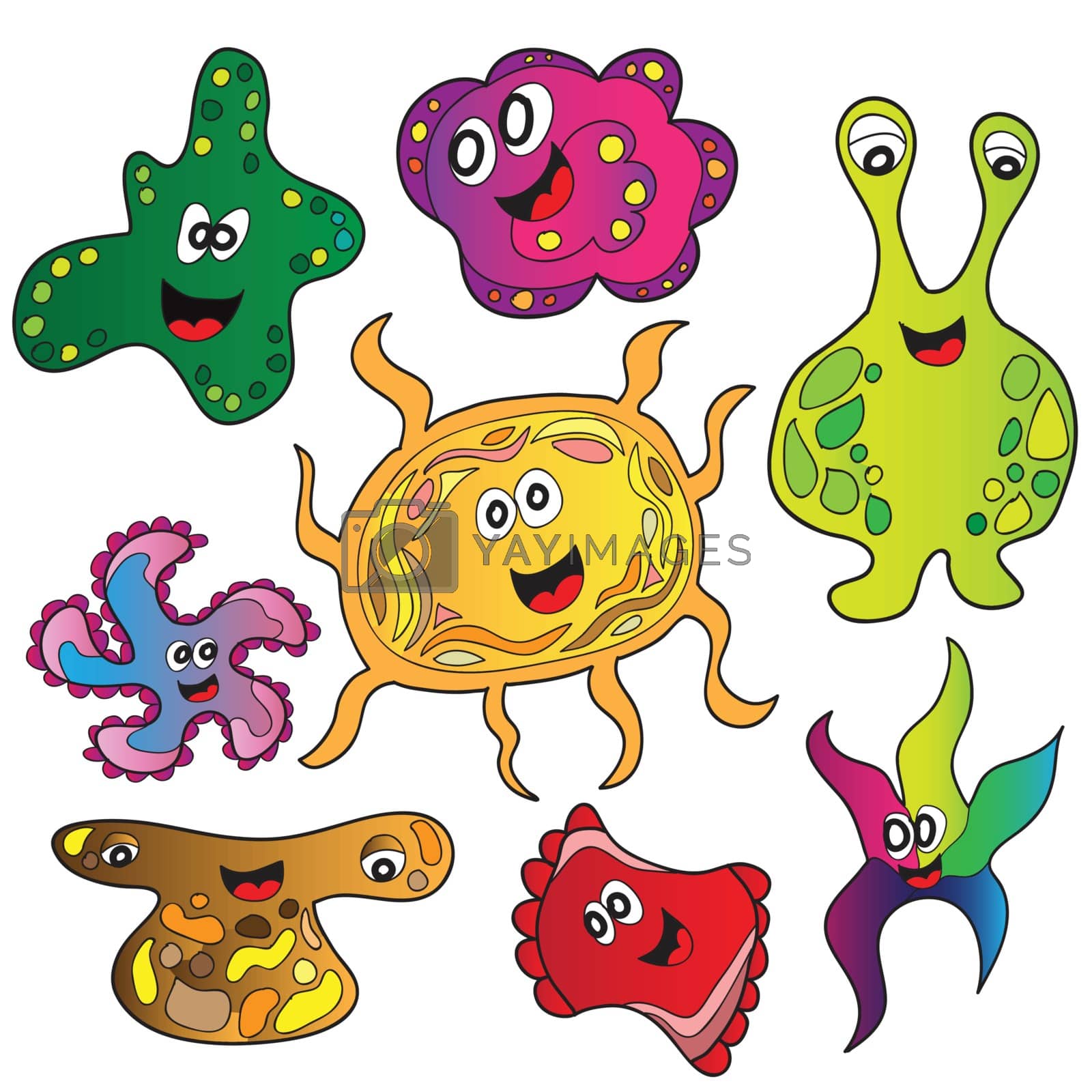 Royalty free image of Cartoon cute monsters by natali_brill