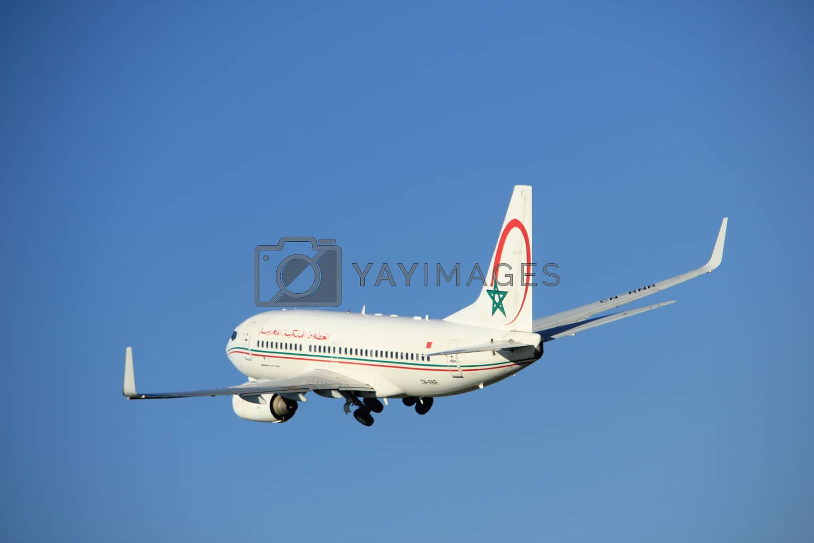 Royalty free image of Amsterdam, the Netherlands - August, 18th 2016: CN-RNR Royal Air Maroc by studioportosabbia