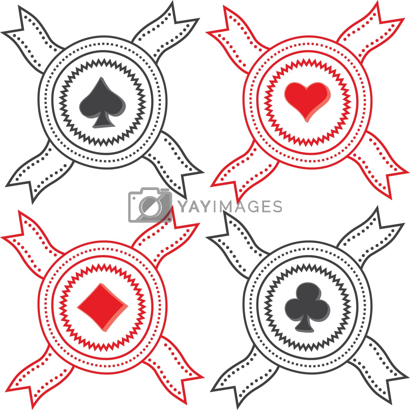 Royalty free image of poker theme by vector1st