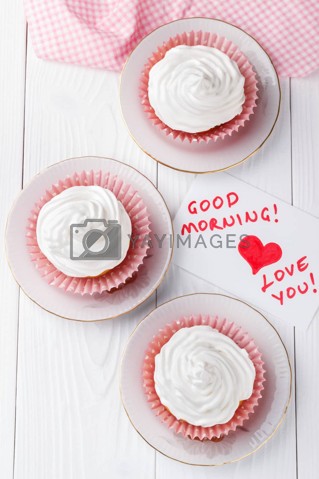 Royalty free image of Cupcakes for Valentine's Day.  by Lana_M