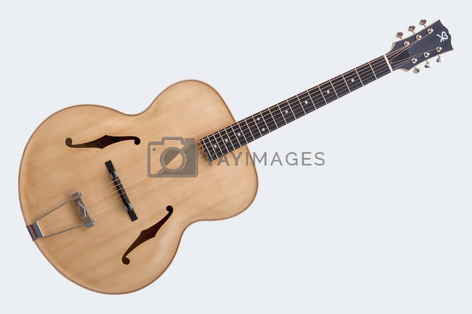 Royalty free image of Handmade guitar on a white background by neryx