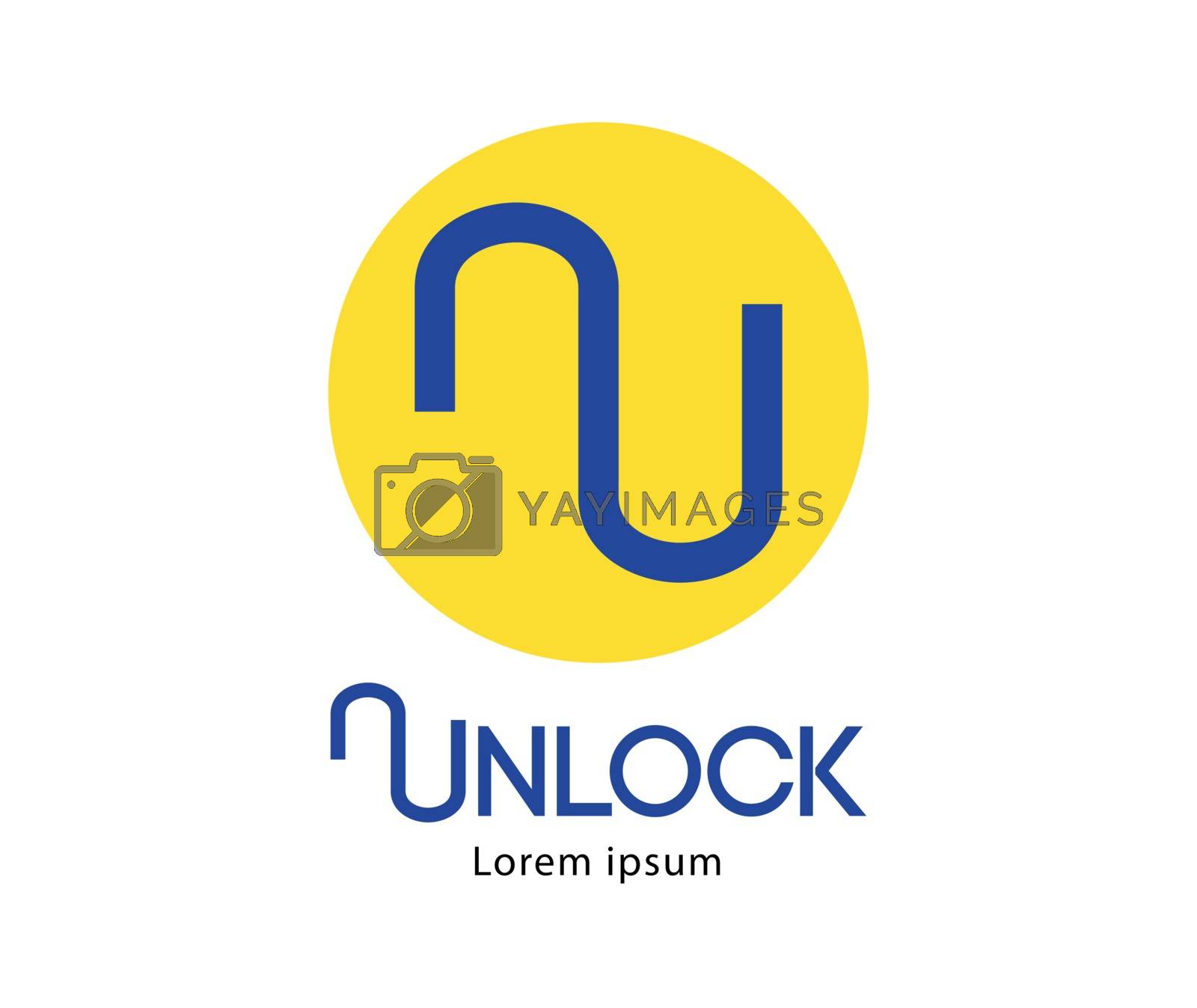 Royalty free image of Unlock Logo Design by sdCrea