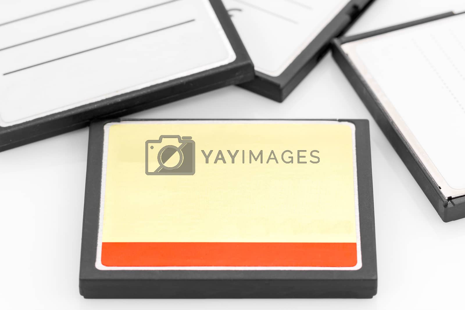 Royalty free image of Compact flash memory cards by stoonn