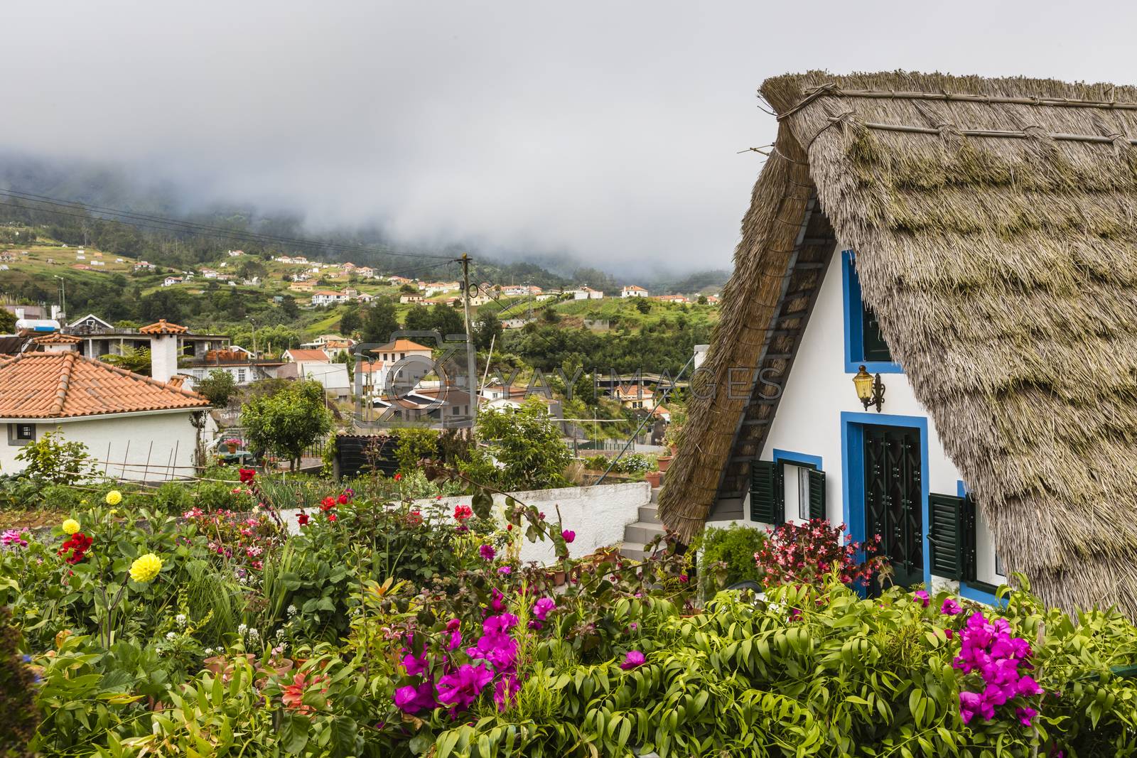 Royalty free image of Traditional rural house in Santana Madeira, Portugal. by mariusz_prusaczyk