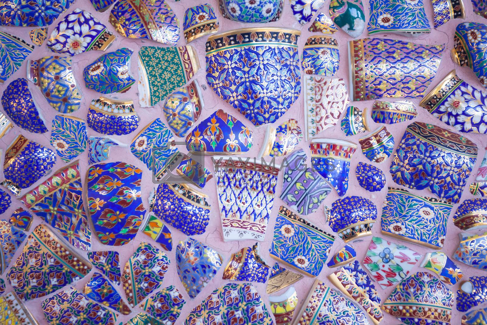 Royalty free image of ceramic pattern by witthaya