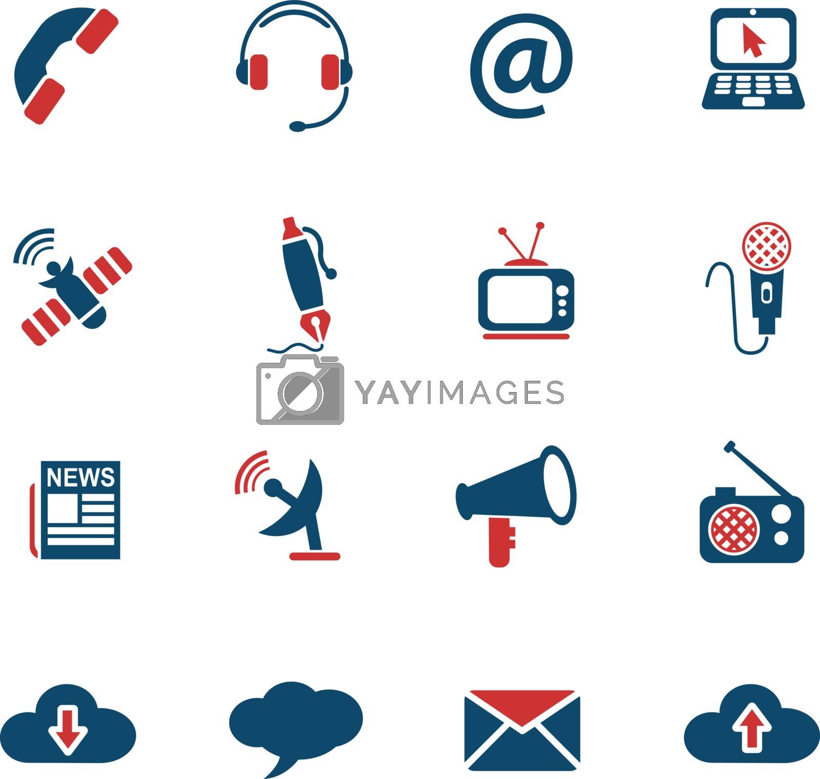 Royalty free image of communication icon set by ayax