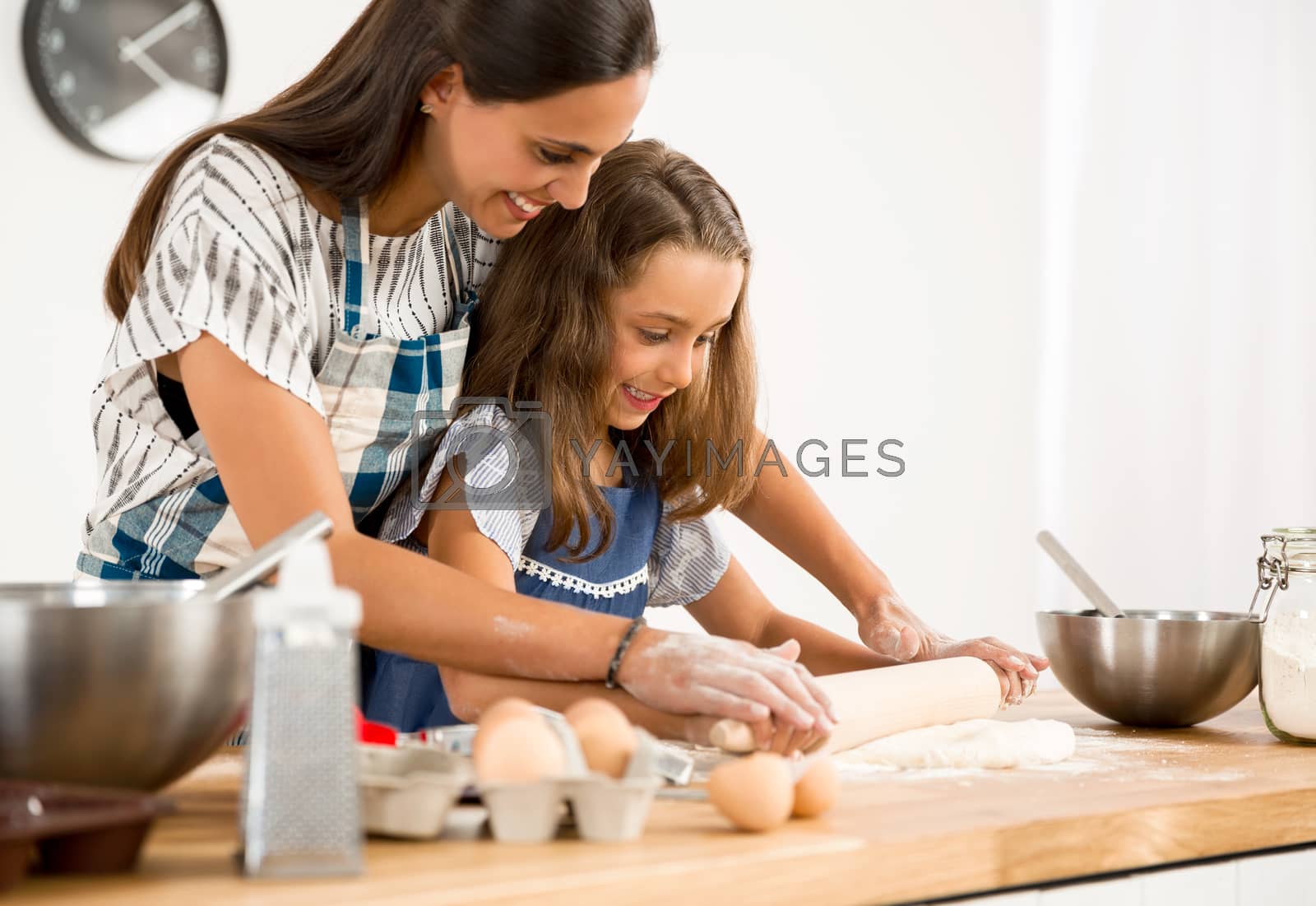 Royalty free image of Learning to bake by Iko