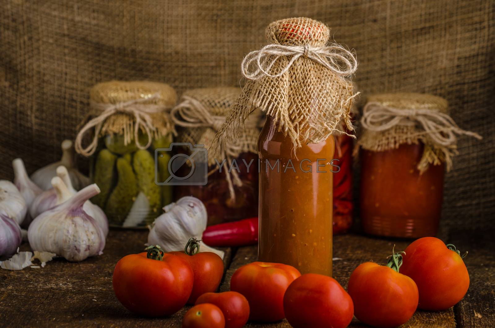 Royalty free image of Homemade ketchup by Peteer