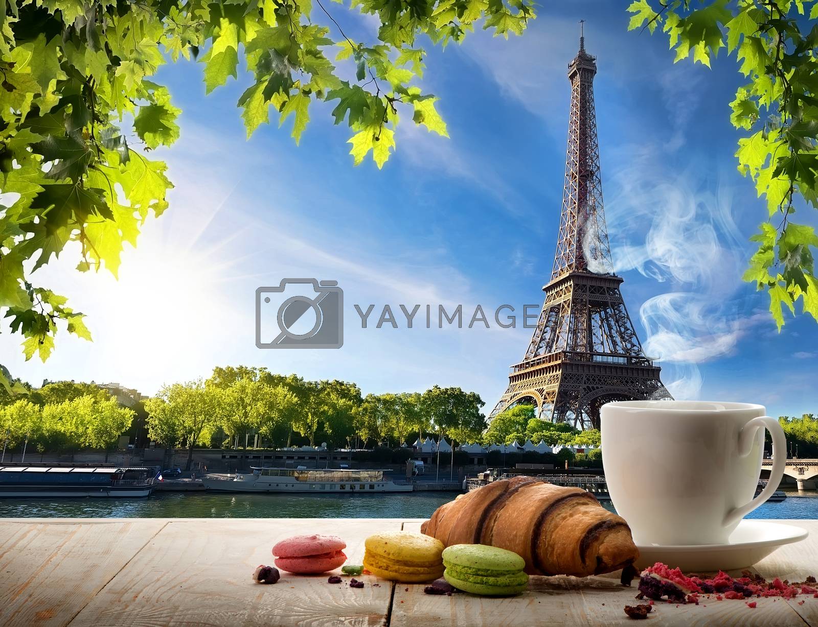 Royalty free image of Breakfast in Paris by Givaga