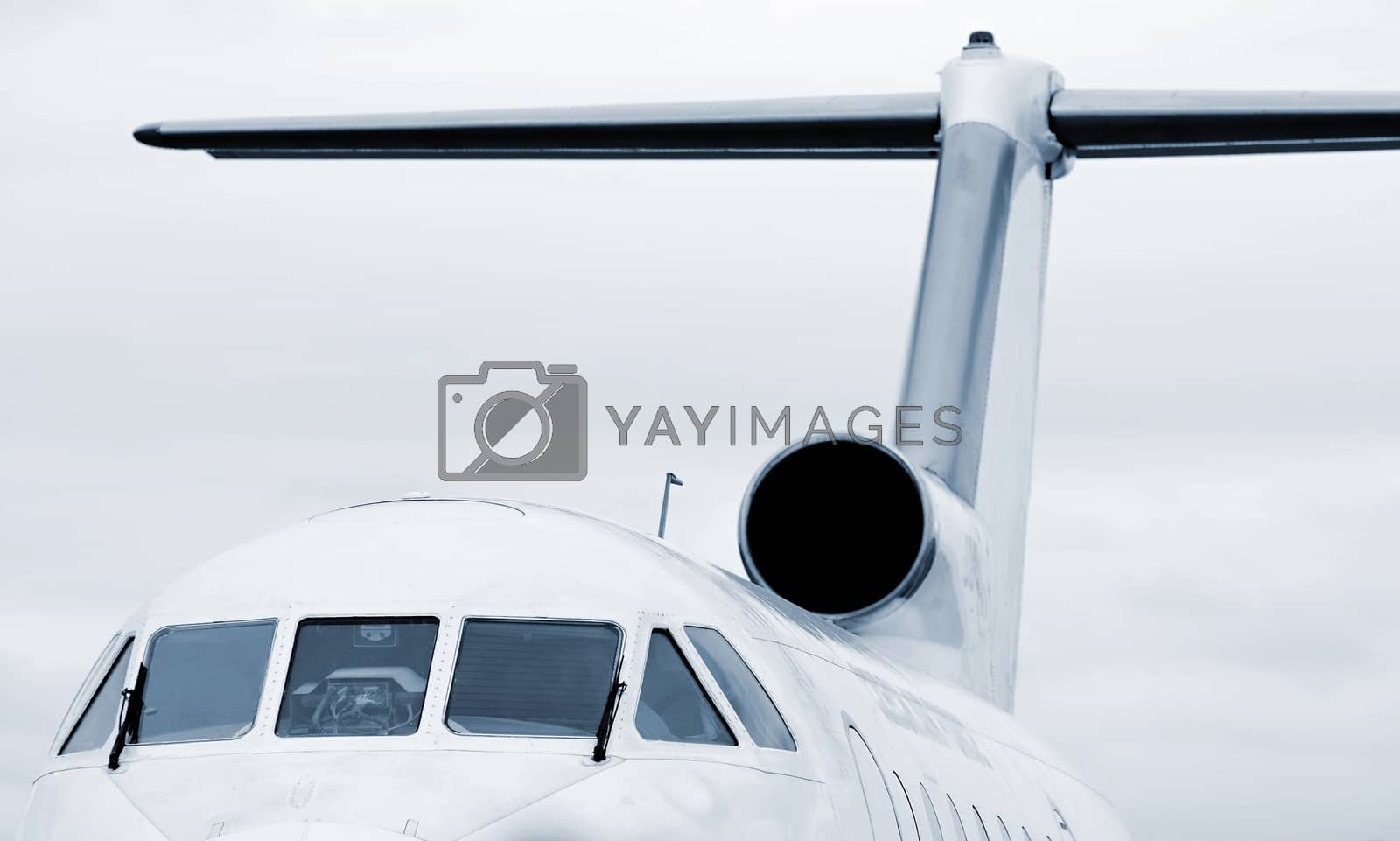 Royalty free image of Jet airplane by hamik