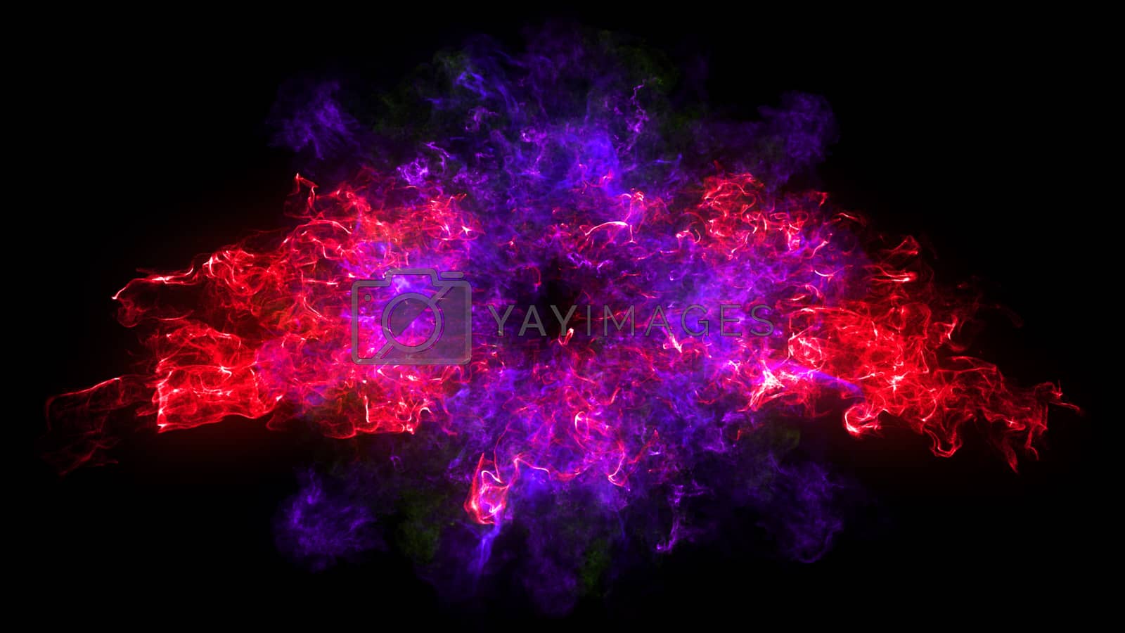 Royalty free image of Abstract background with Shockwave explosion on black backdrop by nolimit046