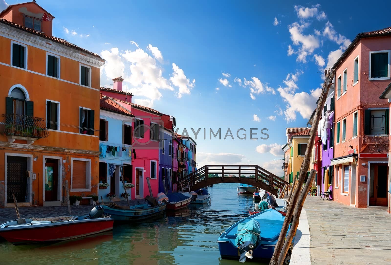 Royalty free image of Sunny day in Burano by Givaga