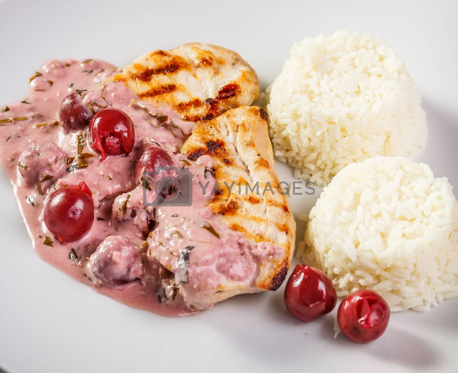 Royalty free image of Grilled chicken breast by grafvision
