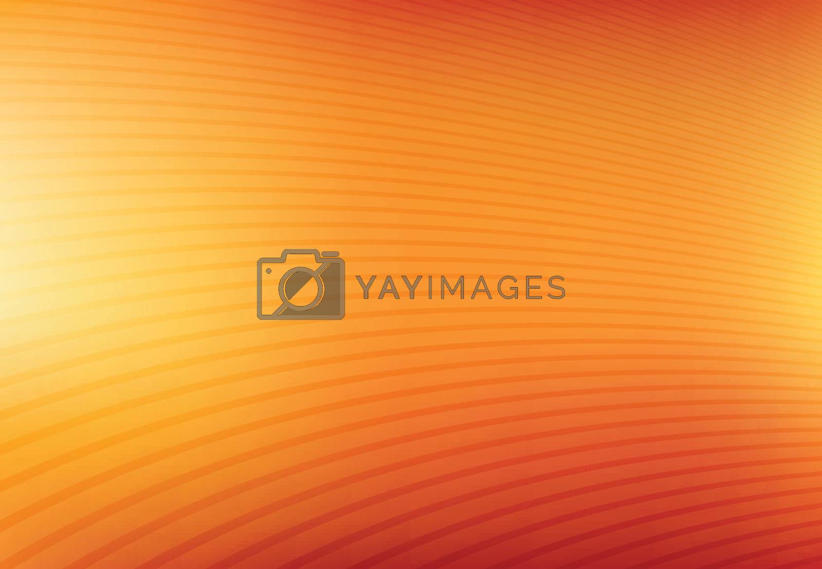 Royalty free image of Abstract orange and yellow mesh gradient with curve lines patter by phochi