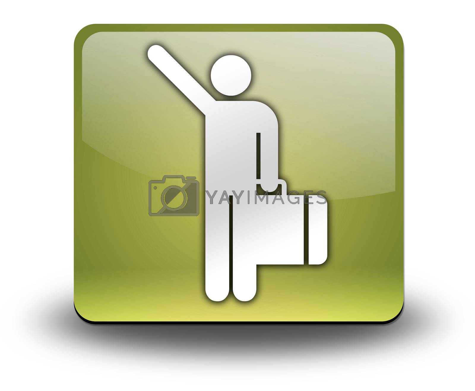 Royalty free image of Icon, Button, Pictogram Arriving Flights by mindscanner