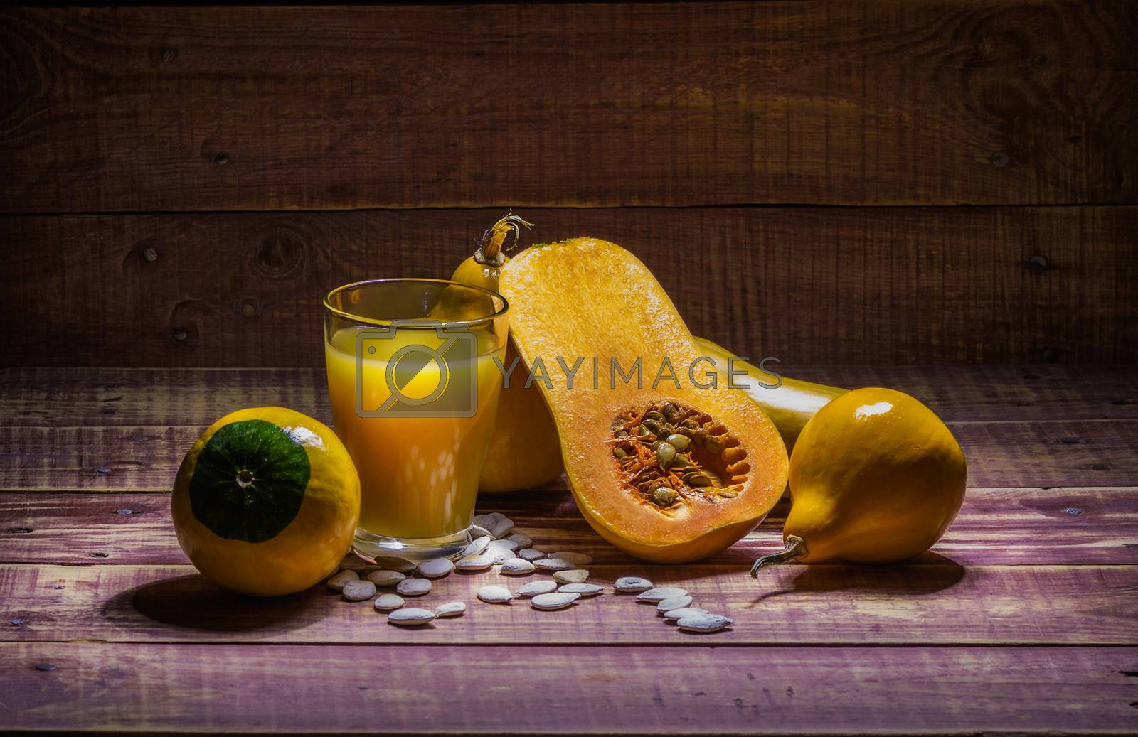 Royalty free image of pumpkin juice by dmitry_derenyuk