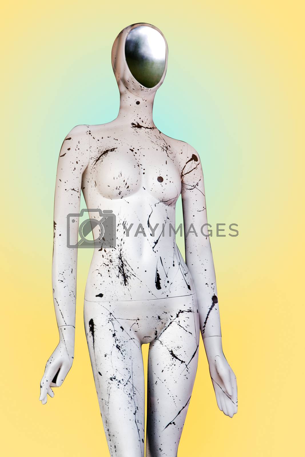 Royalty free image of weird female mannequin by membio