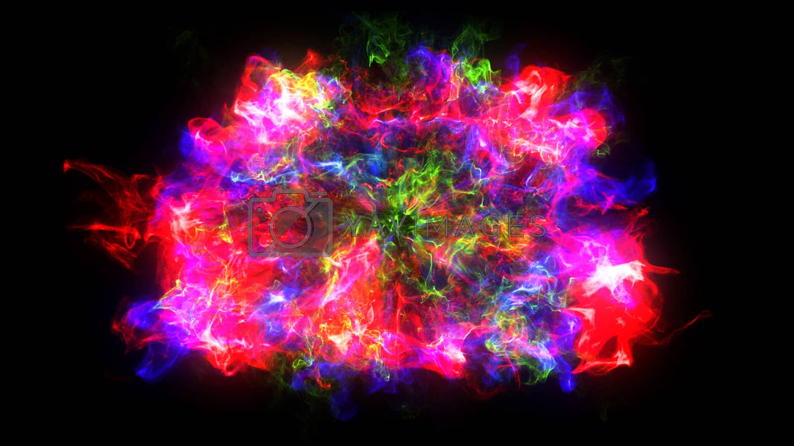Royalty free image of Abstract background with Shockwave explosion on black backdrop. Technology by nolimit046
