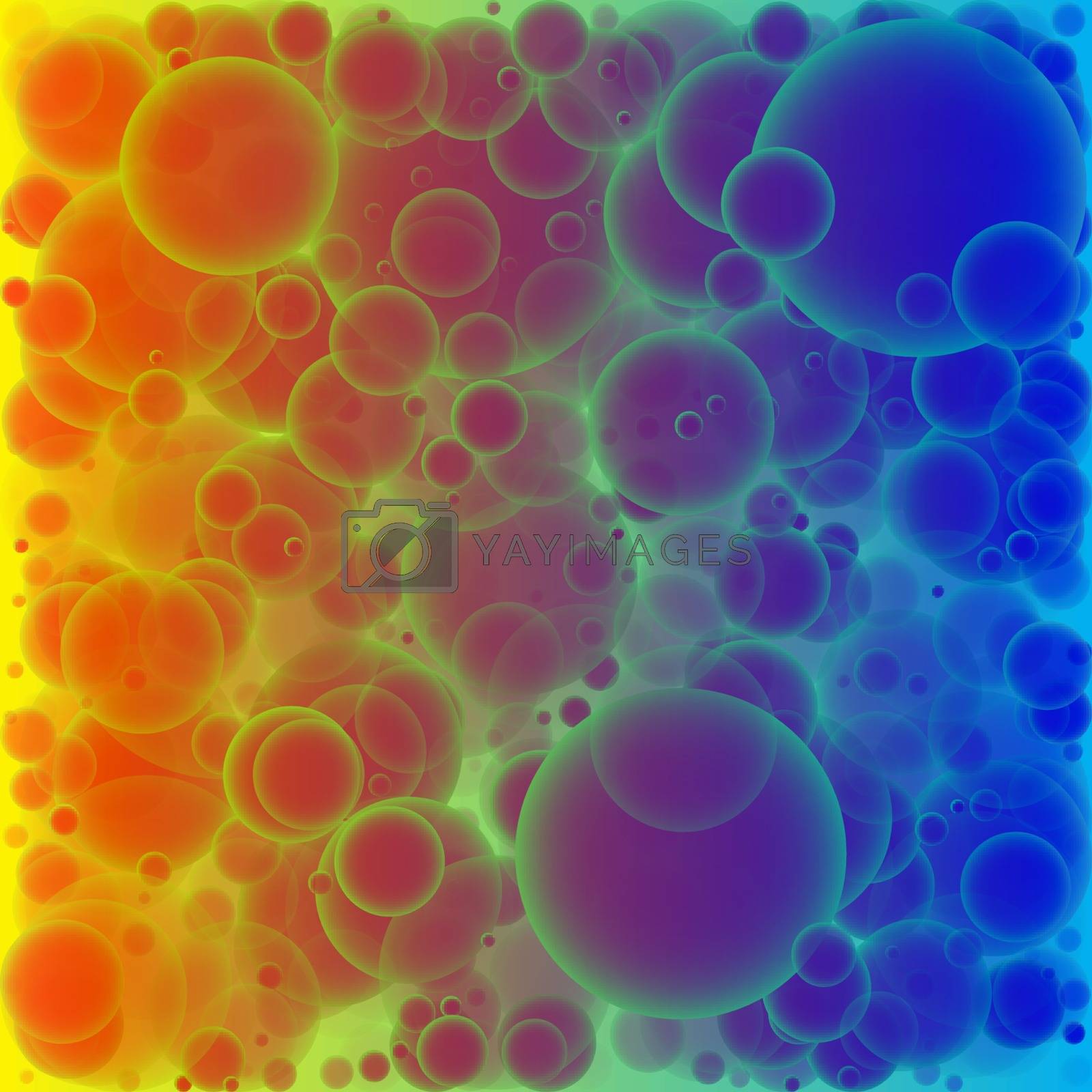 Royalty free image of abstract circle background bubble beautiful wallpaper by wektorygrafika