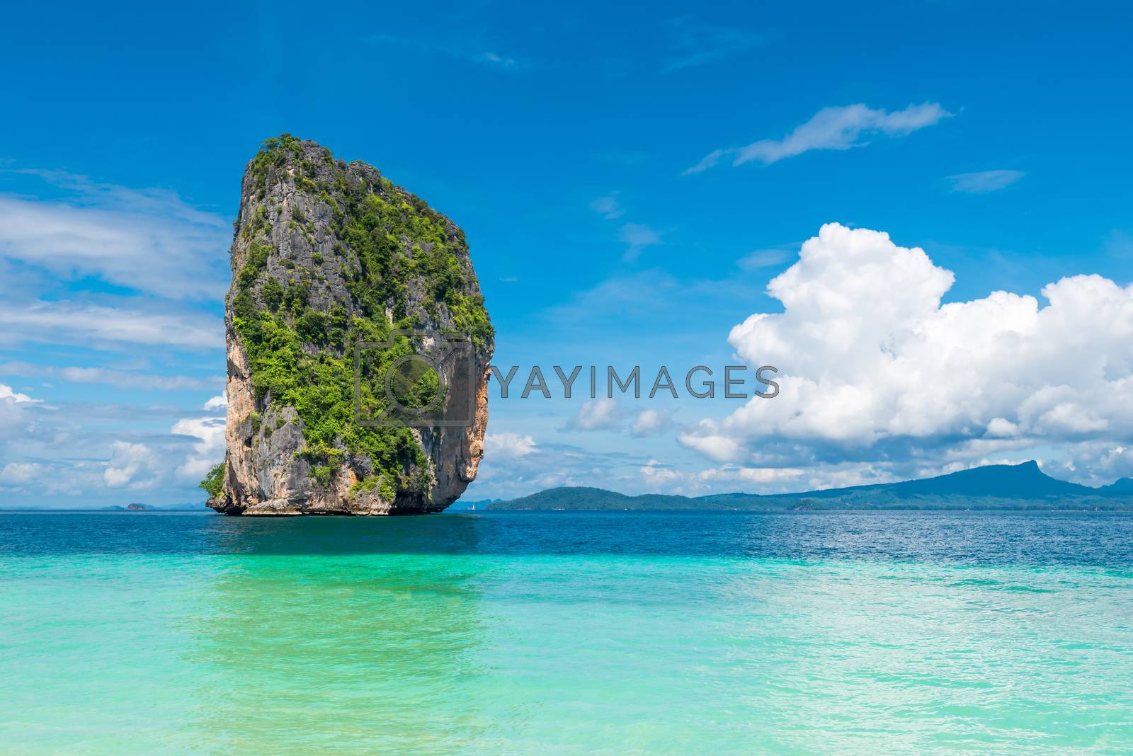 Royalty free image of horizontal beautiful seascape. beautiful nature of Thailand by kosmsos111