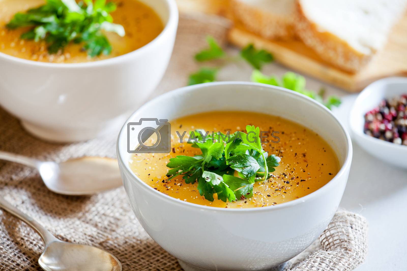 Royalty free image of Cold Weather Soup by mpessaris