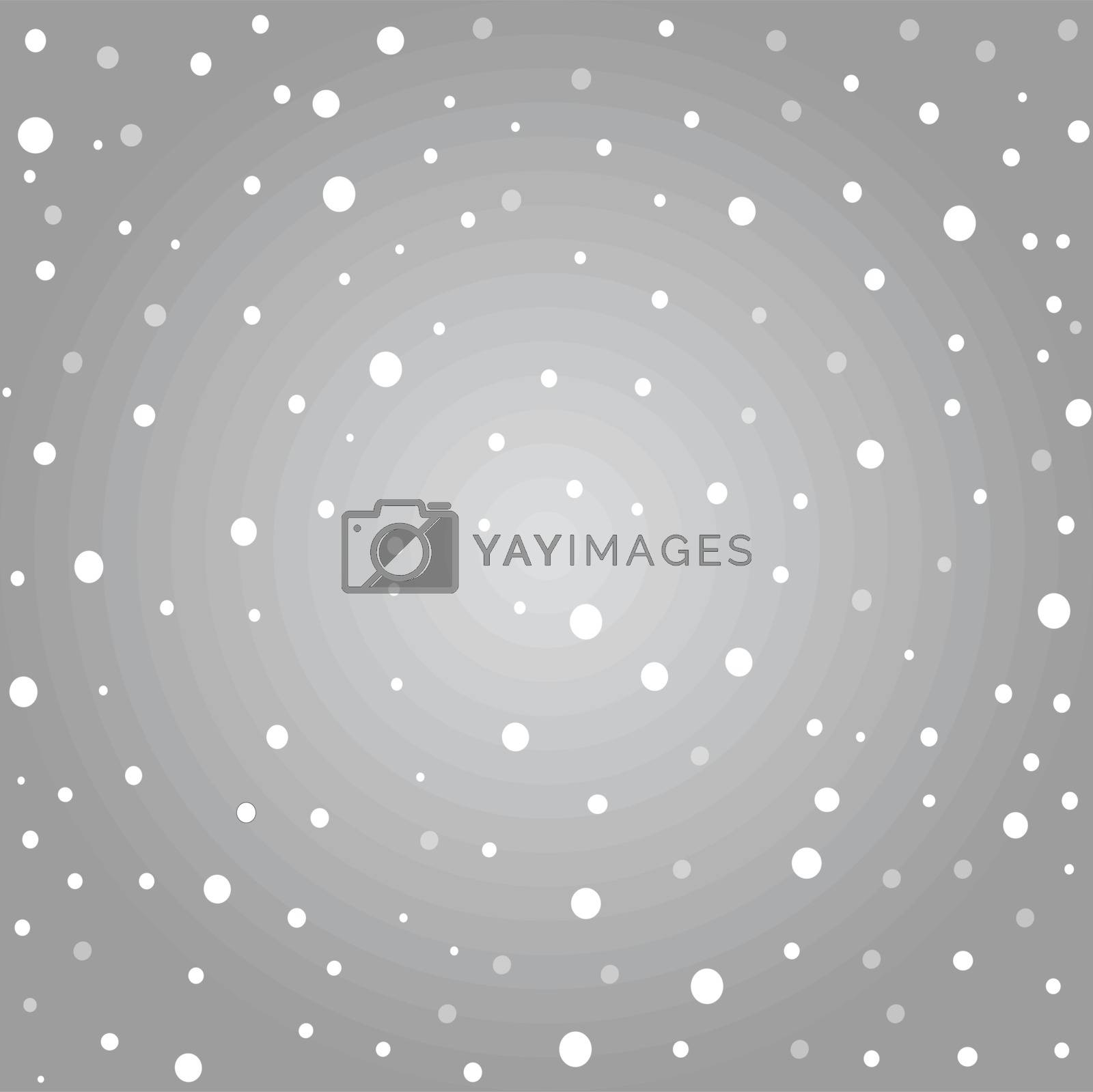 Royalty free image of Winter silver background. Fallen snowflakes.  by Katarepsius