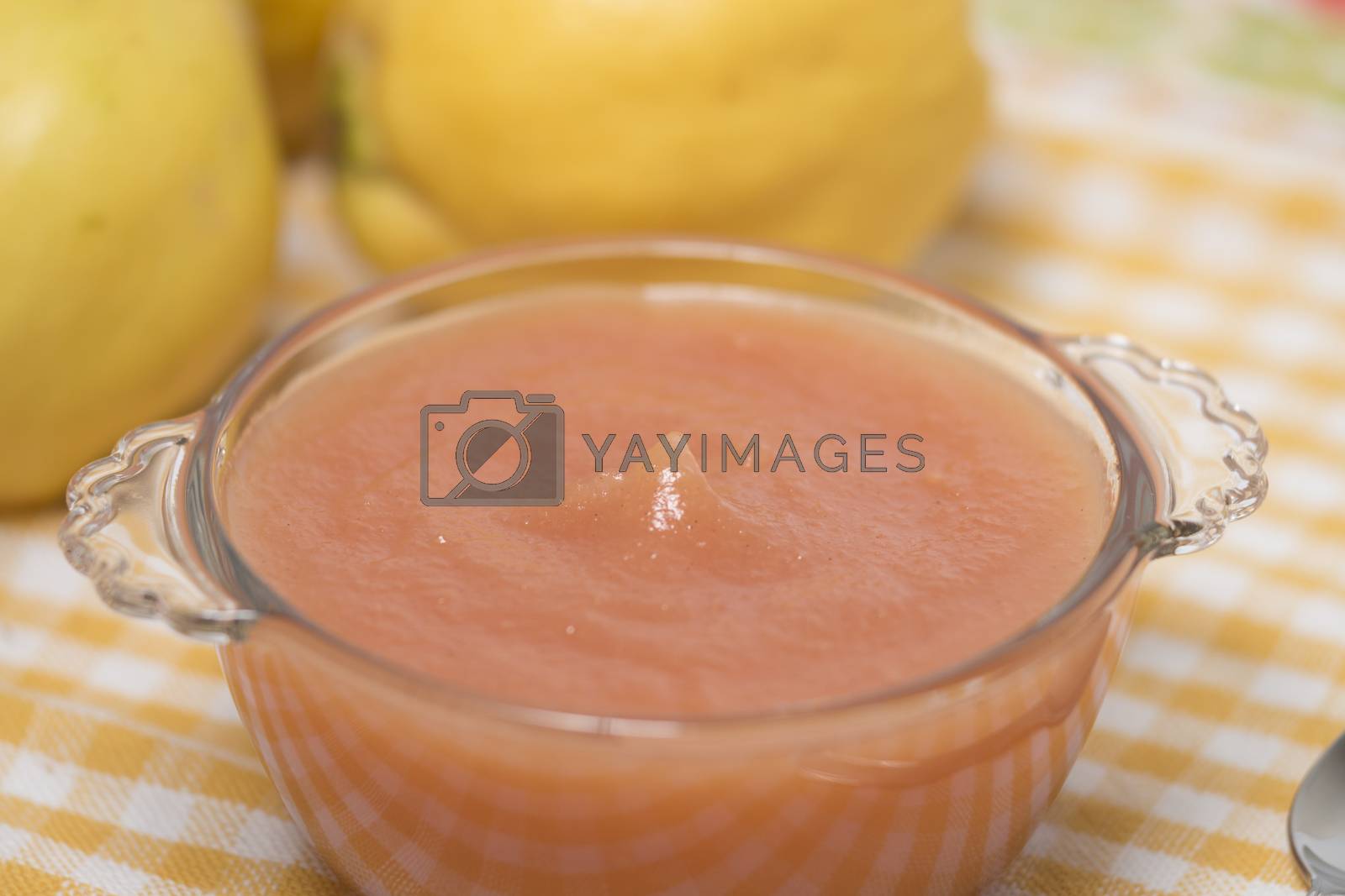 Royalty free image of traditional quince jam by membio