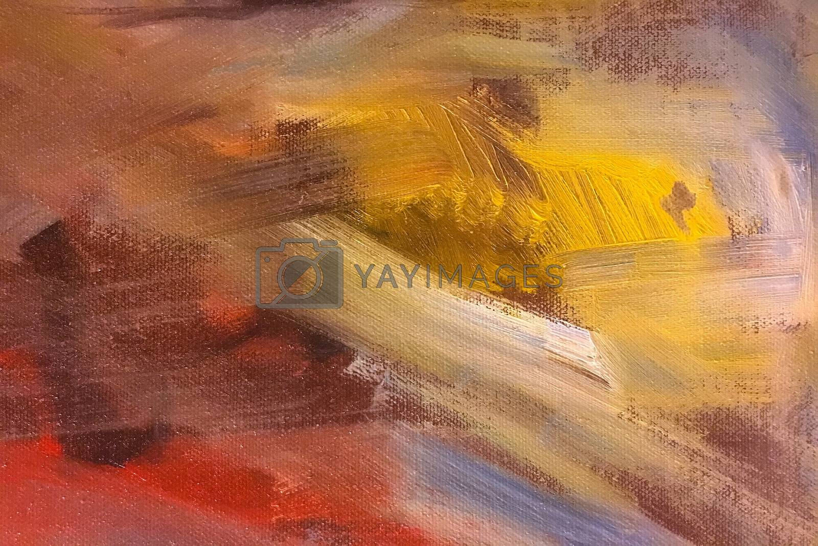Royalty free image of abstract oil paint texture on canvas, background. by titco
