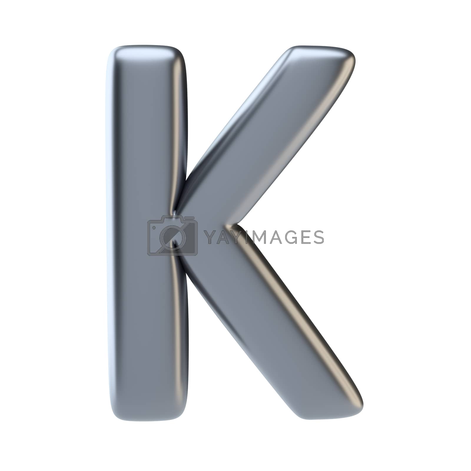 Royalty free image of Metal letter uppercase by cherezoff