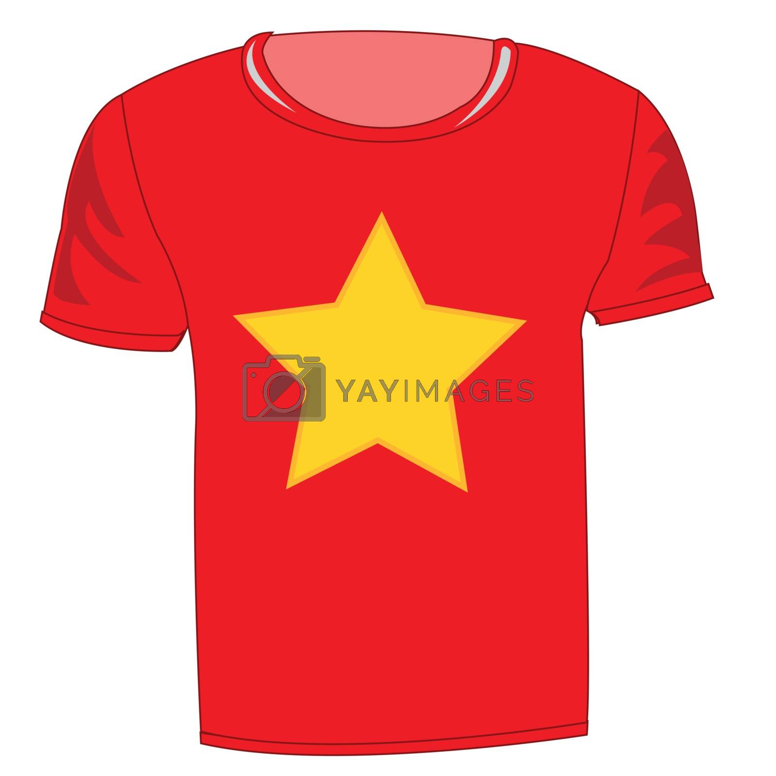 Royalty free image of T-shirt flag vietnam by cobol1964