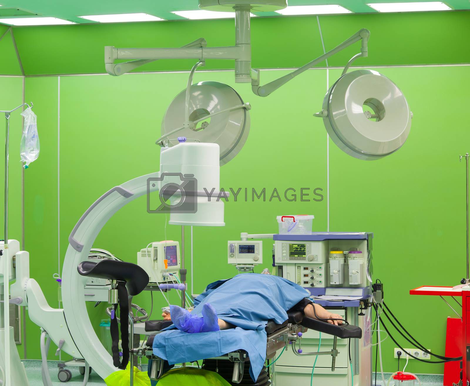 Royalty free image of Surgery Hospital Patient by vilevi
