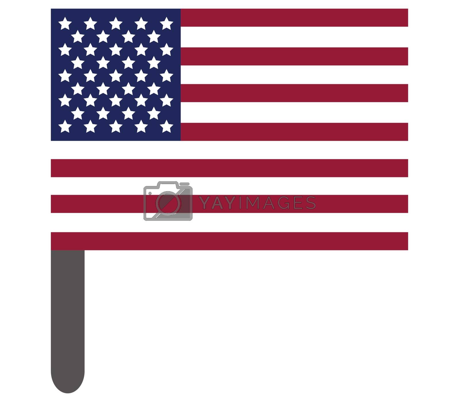 Royalty free image of United States flag by Mark1987