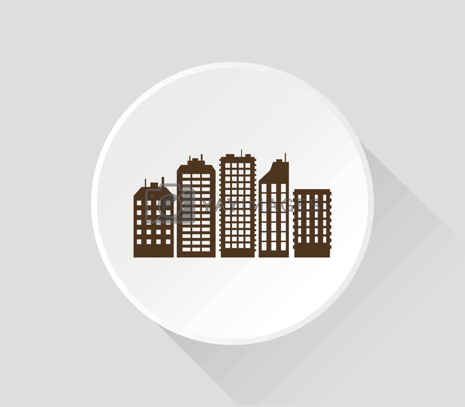 Royalty free image of skyscraper icon by Mark1987