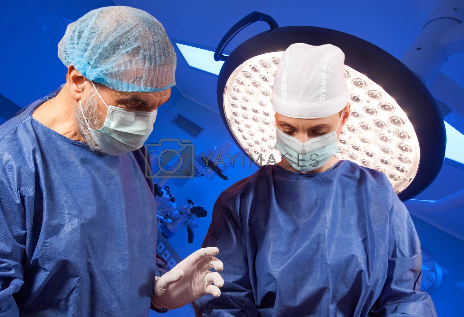 Royalty free image of Doctors Surgery Operating Room by vilevi