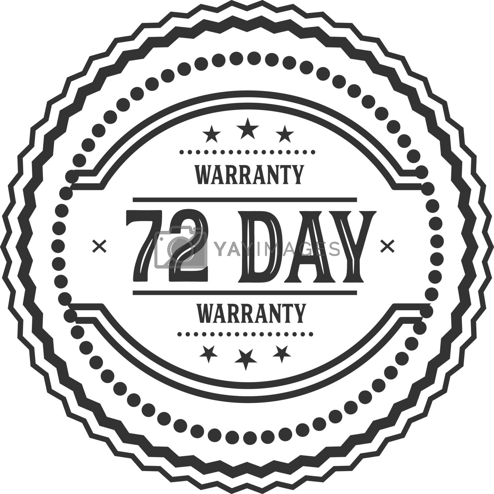 Royalty free image of 72 days warranty icon by teguh_jam@yahoo.com