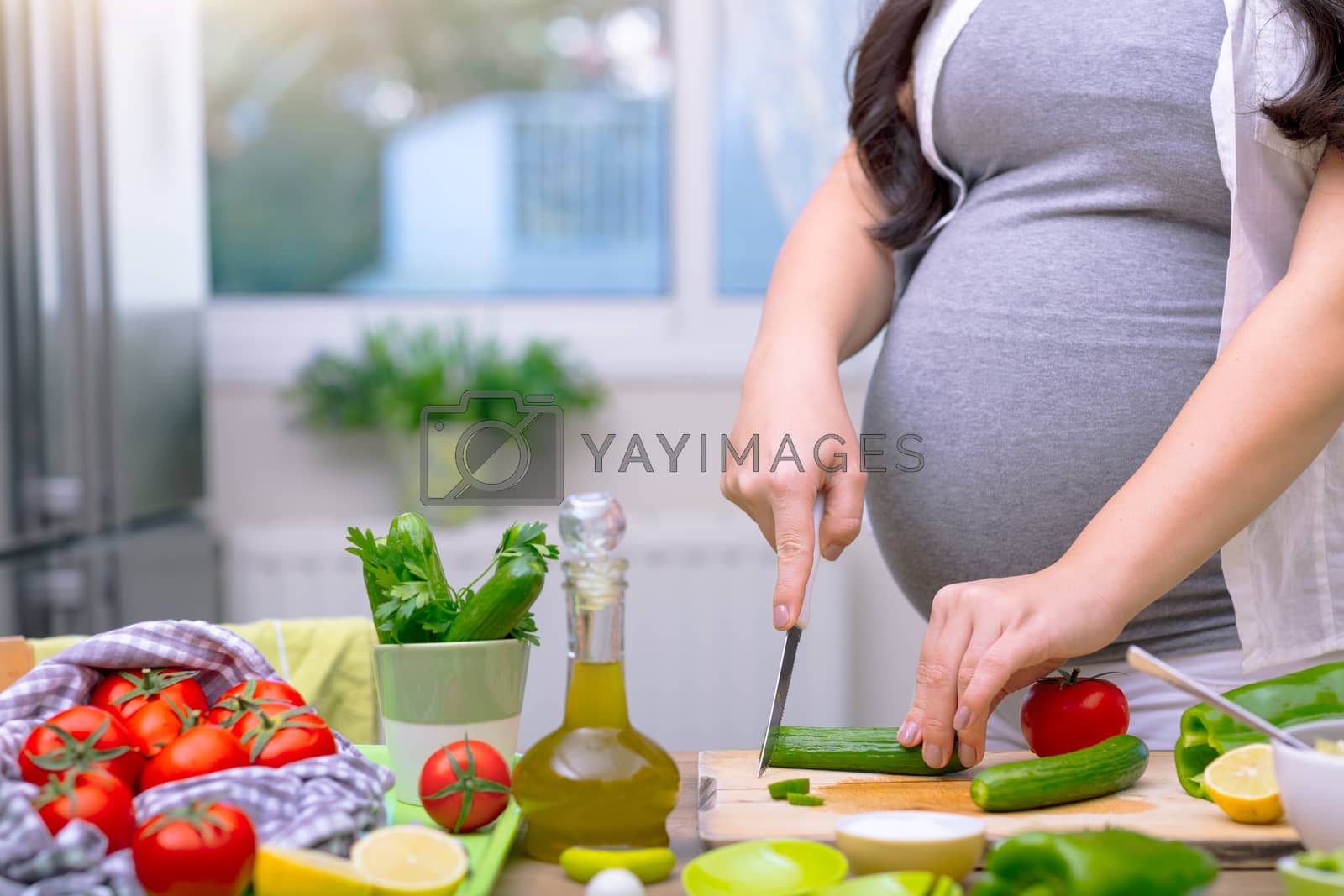 Royalty free image of Healthy nutrition for pregnant woman by Anna_Omelchenko