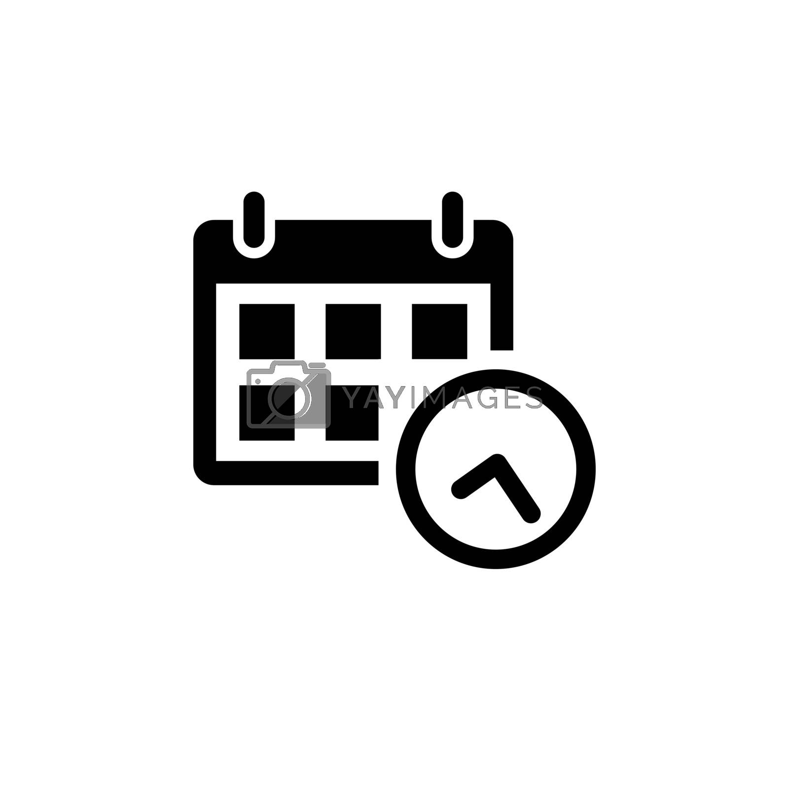 Royalty free image of Calendar Icon in flat style by veronawinner